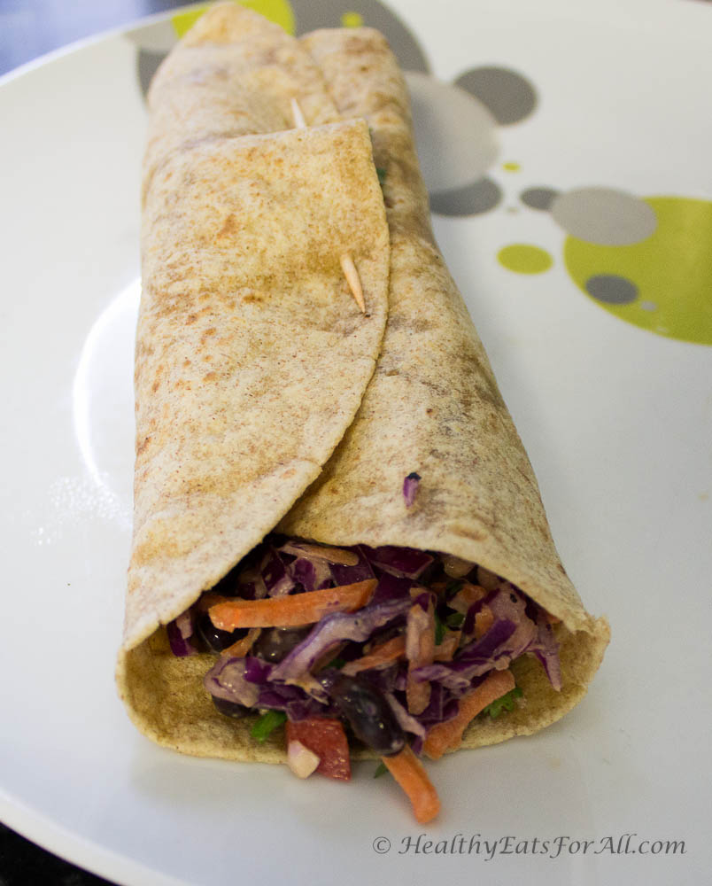 Veggie Wrap with Ranch Dressing-2