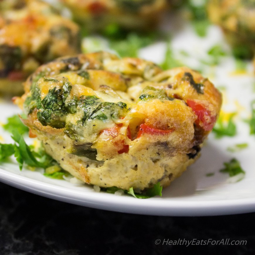 Veggie Frittata cups-12