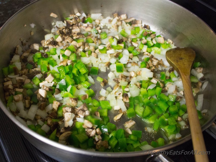 Bean Burrito Enchilada with Mexican Rice-11