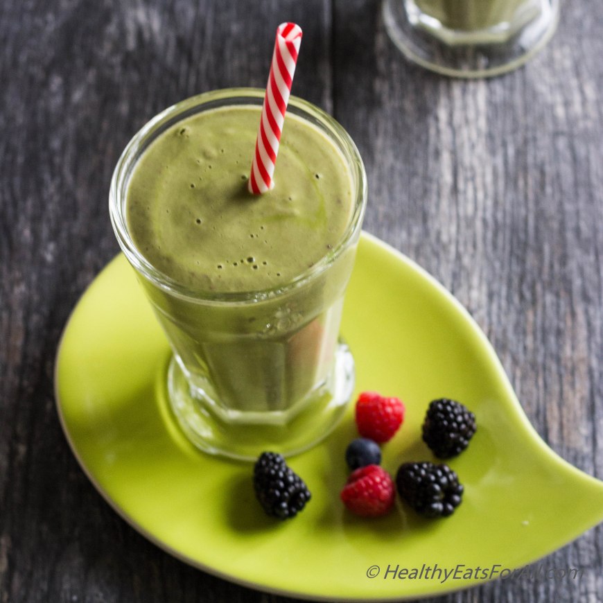 Avocado Berry Smoothie-3