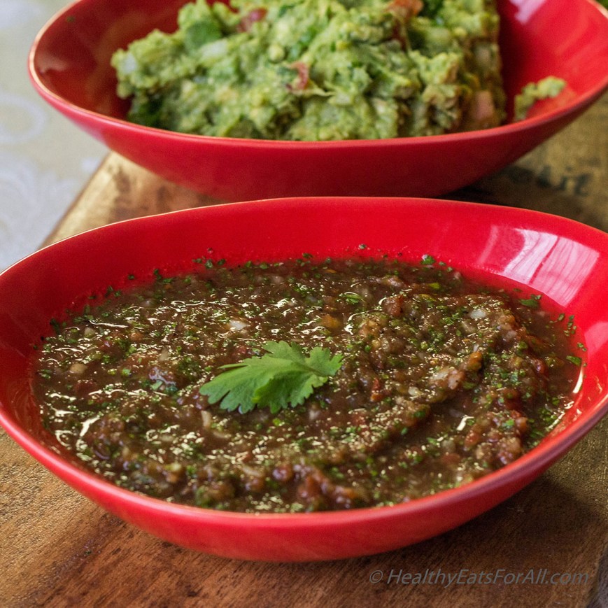 Restaurant Style Salsa and Guacamole-11a