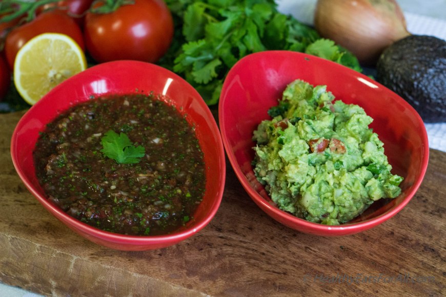 Restaurant Style Salsa and Guacamole-8