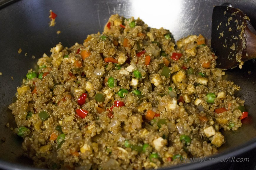 Quinoa Tofu Fried Rice Style-7