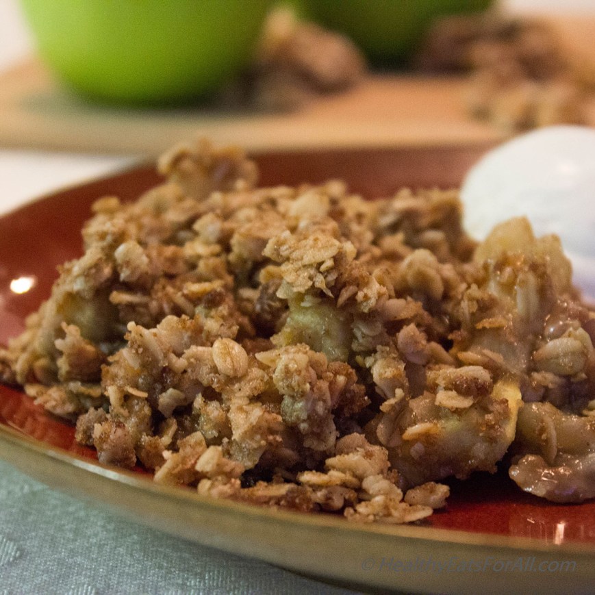 Apple Crisp with Oats-3a