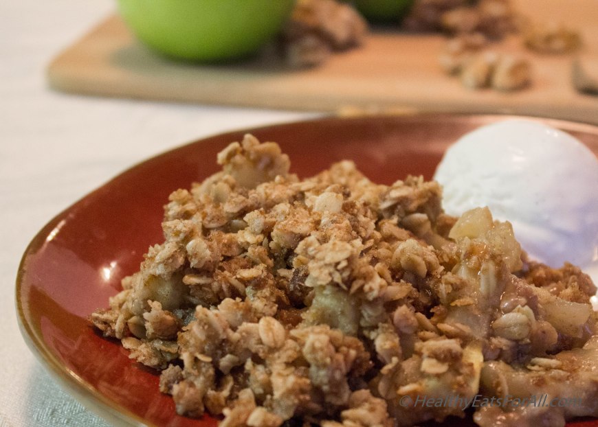 Apple Crisp with Oats-5