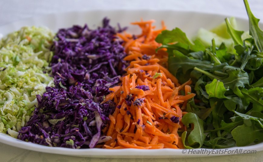 Super Green Salad with Spicy Peanut Dressing-8
